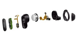 Bose QuietComfort 消噪耳塞 II 的分解图 Bose QuietComfort 消噪耳塞 II 的分解图